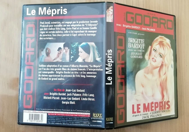 Le Mépris - Drame Culte Jean-Luc Godard - Brigitte Bardot - Dvd - Comme Neuf