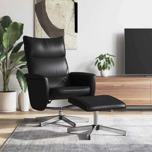 Relaxsessel mit Fußhocker Sessel Fernsehsessel Liegesessel Kunstleder vidaXL
