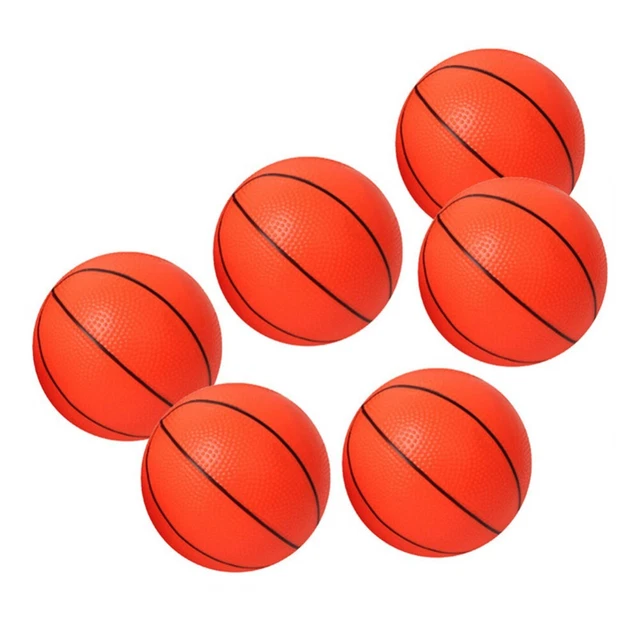 Kids Inflatable Basketball Pack 6pcs Mini Balls for Indoor/Outdoor Play