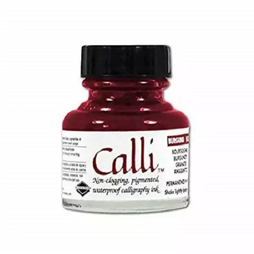 DALER ROWNEY Calli Calligraphy Ink 29.5ml Bottle - Burgundy