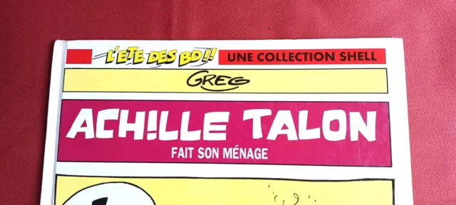 Achille Talon" fait son ménage". Collection Shell. Greg, Dargaud 2