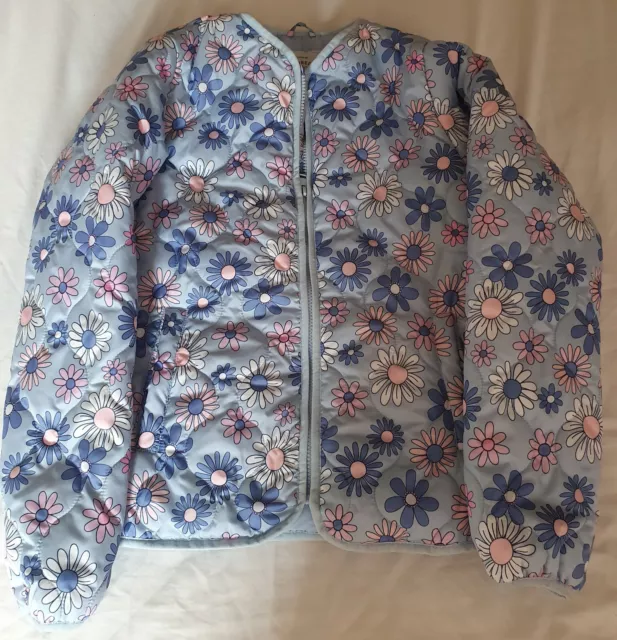 Bnwt George Girls Floral Jacket / Coat Age 13-14 Years