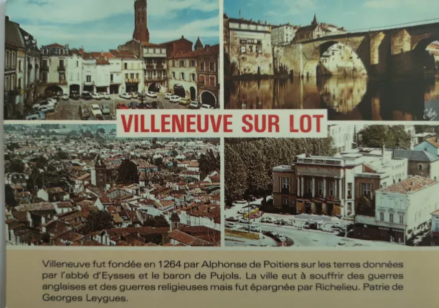 CPSM Villeneuve-sur-Lot  multi-vues  dept-47