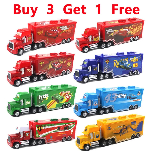MACK LIGHTNING MCQUEEN King Cruz Container Hauler Disney Pixar Cars ...