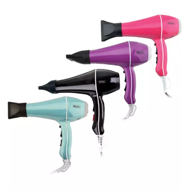 Wahl Designer Dry Professional Ionic Hair Dryer 2000W* Choose colour