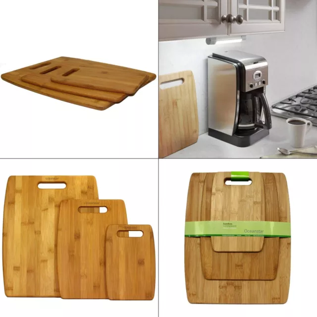 3-piece Bamboo Cutting Board Set |