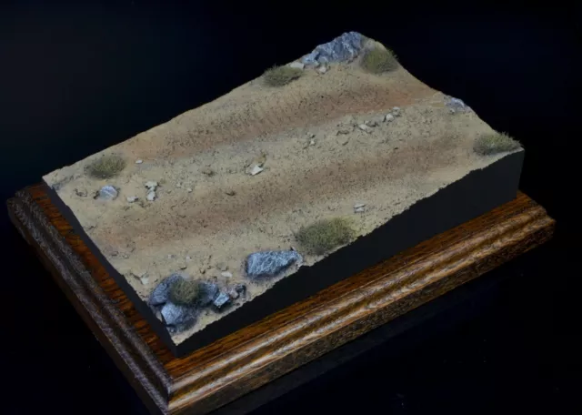 Desert Diorama Base for tank RESIN 1/35 WWII Pro Built And Painted