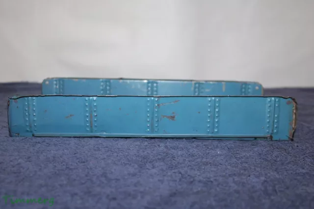 Vintage Marx Blue Steel Girder Bridge All Metal for O-27 Trains **