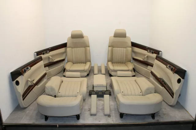 VW Phaeton 3D Facelift Lederausstattung Sitzaussattung Sitze Leder Memory Beige