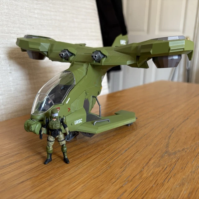 HALO DIECAST COMBAT Edition UNSC Hornet With Marine Pilot Jada Toys halo-diecast-combat-edition-unsc-hornet-with-marine-pilot-jada-toys