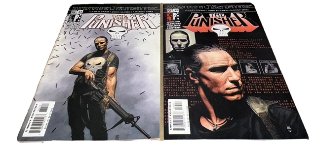 THE PUNISHER #34,35 (-9.6-9.8) ENNIS/McCREA/2003 MARVEL KNIGHTS COMICS