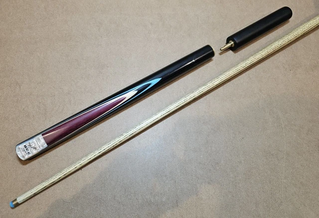 Coffret Queue De Billard Snooker BCE 2 Pièces Mark Selby - 145cm Avec Pointe 9.5mm - Noir