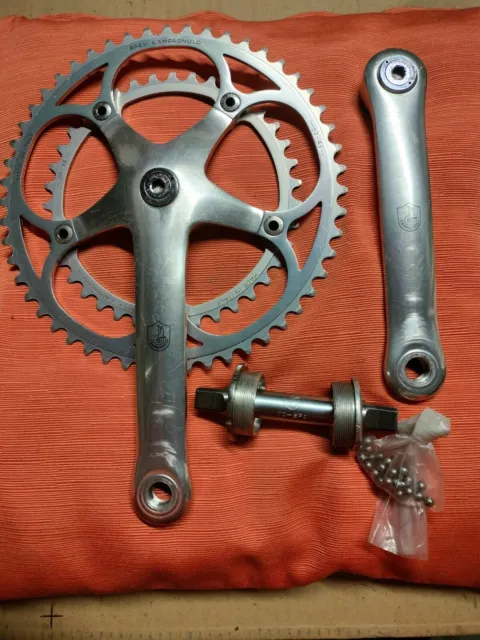 Campagnolo C RECORD Guarnitura Crankset + Movimento Centrale Bottom Bracket Spc