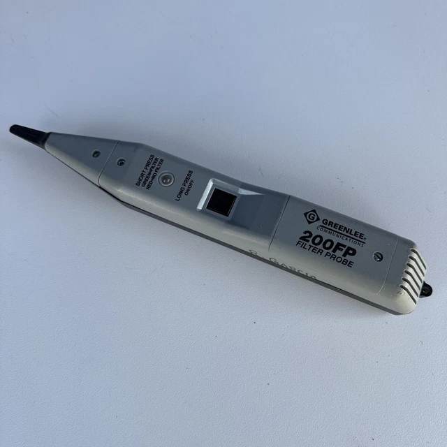 TEMPO Greenlee Communications 200FP Inductive Amplifier Filter Tone Probe With