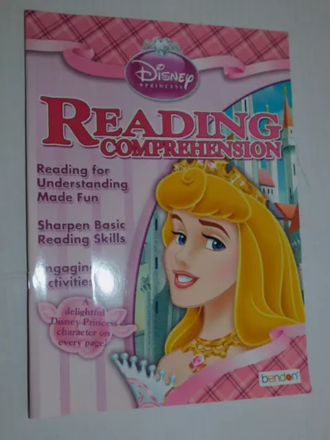 Disney Princess Reading Comprehension Workbook 32 pages