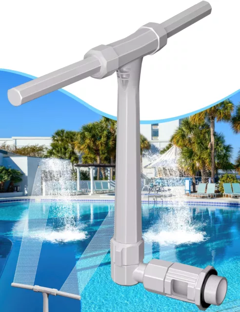 Kompoll Pool Fountain Above Swimming Pools Adjustable Water Dual Spray Sprink...