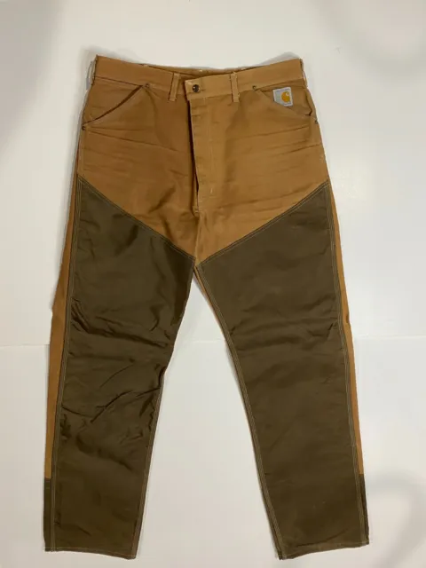 Vintage Carhartt WU256 Brush Upland Hunting Pants Mens 38x34 '89 100 yr USA Made