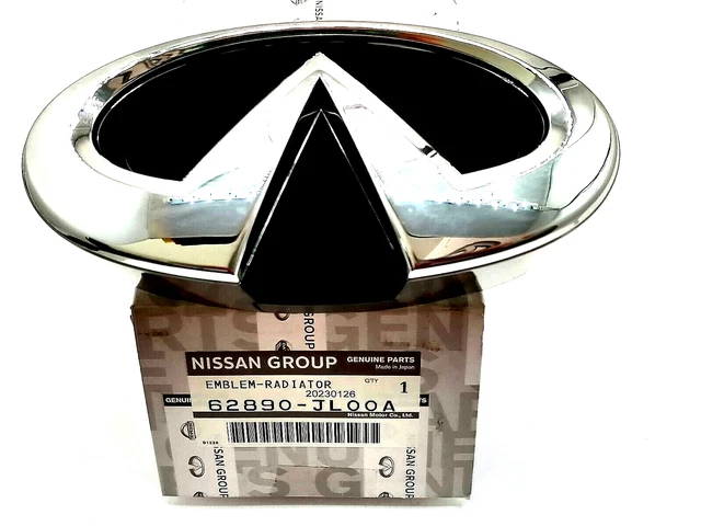 62890JL00A Genuine PER Infiniti Q60 G37 coupé 09- Emblema della griglia del...