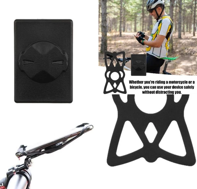 UTOYA Portacellulare da Bicicletta | Manubrio Porta Stile Garmin + Cinturino