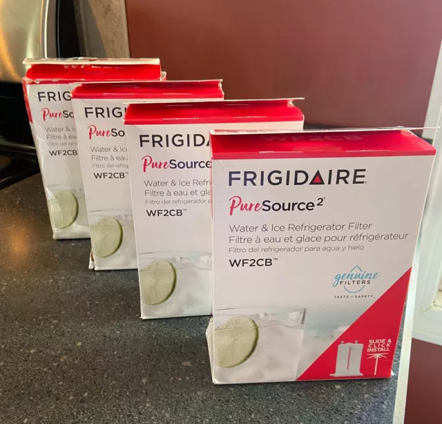 Four WF2CB genuine Frigidaire PureSource2 Water & Ice Refrigerator Filters