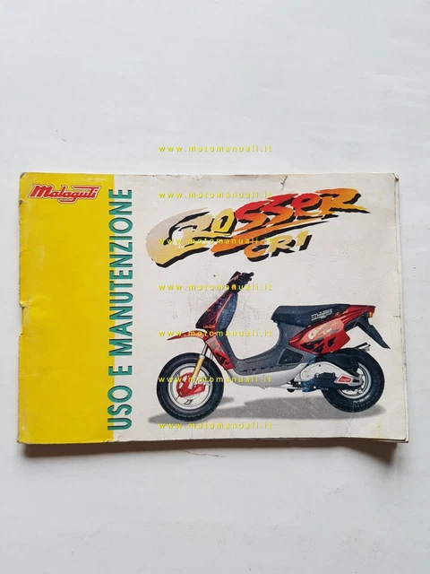 Malaguti Crosser CR1 50 manuale uso manutenzione originale ITALIANO