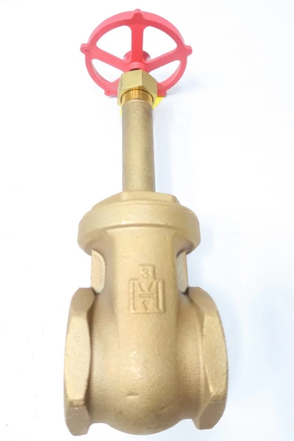 Milwaukee Valve 148 Manual Bronze Wedge Gate Valve 3in Npt 125