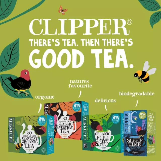 Clipper Organic Lemon Green Tea Bags | 80 Teabags for 80 Count (Pack of 1) 3