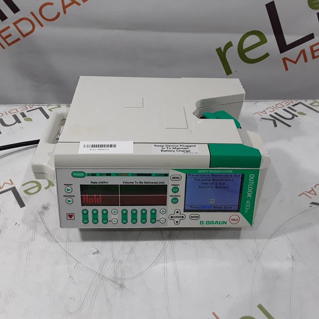 B. Braun Medical Inc. Outlook 400ES Infusion Pump
