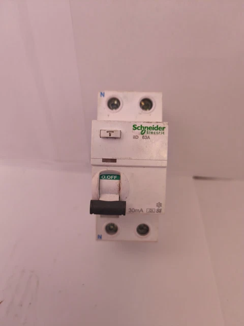 INTERRUPTEUR DIFFERENTIEL 2 POLES. 63A 30mA TYPE A, 63AMPERES 2P