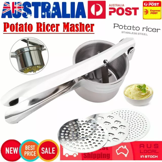 Stailess Steel Large Potato Ricer Masher & Fruit Vegetable Press Maker DYD