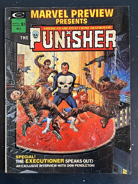 Marvel Preview Presents 2 Punisher Origin 1975 Magagzine CGC It See Pics
