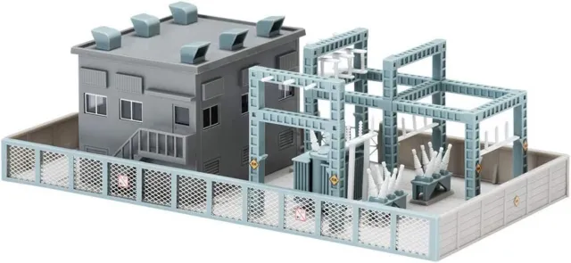 TOMIX 4223 Train Supplies  N Scale Substation Kit type Gray Model New From Japan