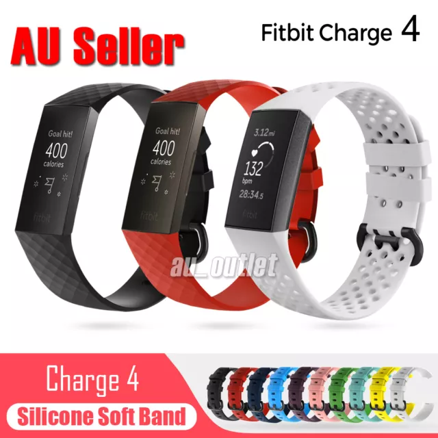 For Fitbit Charge 4 Watch Band Strap Replacement Wristband Silicone Bracelet