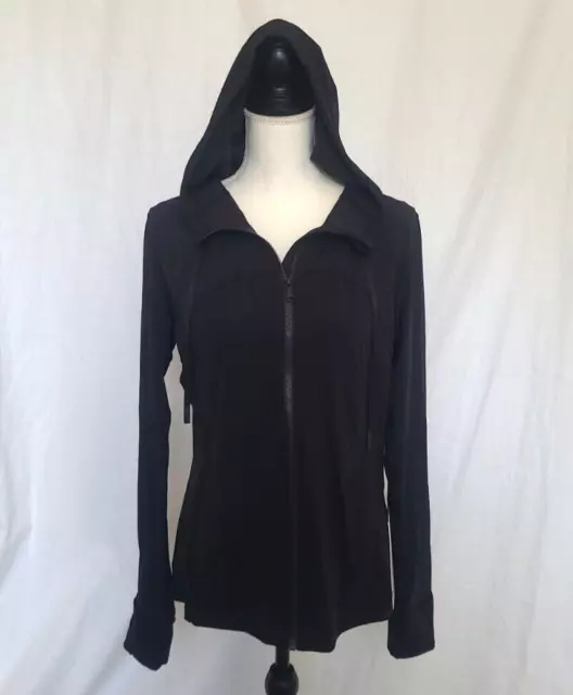 New With Tag Lululemon Define Jacket Variegated Knit Heathered Black Size 4