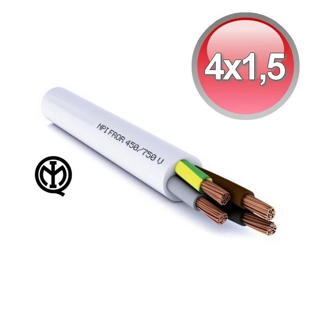 Cavo Elettrico Tripolare FS18OR18 4x1,5mm - 300-500V Per Impianti Trifase (50 Metri) - Foto 12