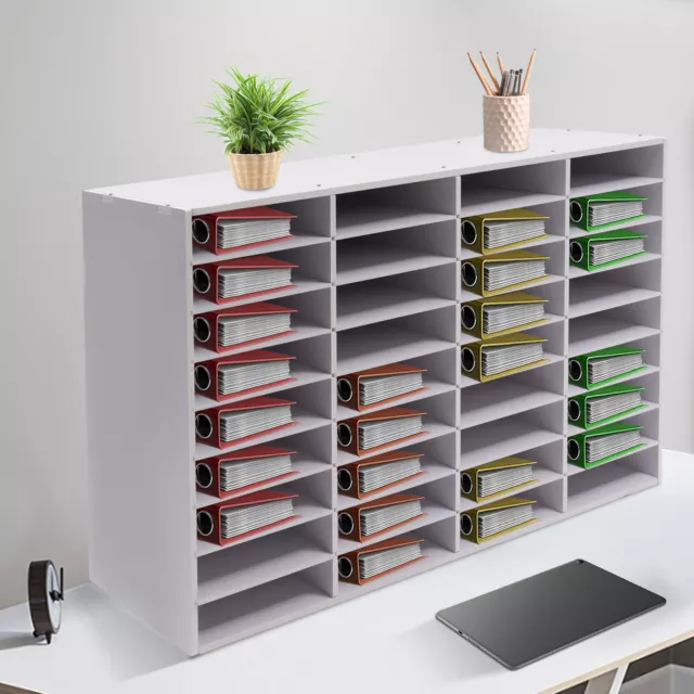 Dokumentenablage MDF Briefablage 24/36 Fächer Schreibtisch Organizer Briefablage