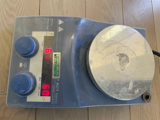 IKA RCT basic  safety control  hotplate/ stirrer  digital magnetic hot plate  fr