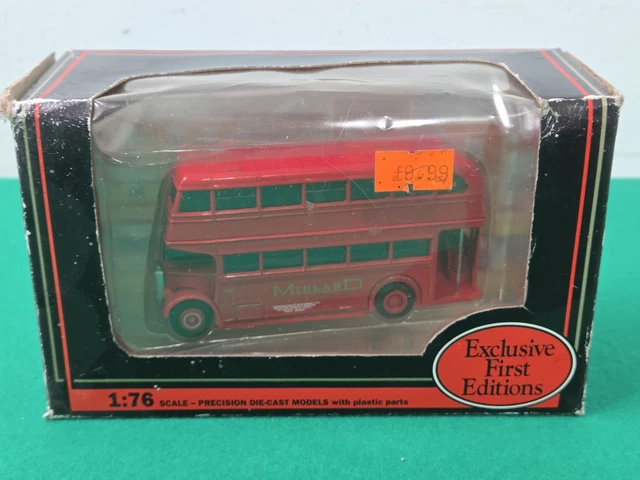 EFE LEYLAND PD1 Lowbridge double decker bus diecast model, boxed, De