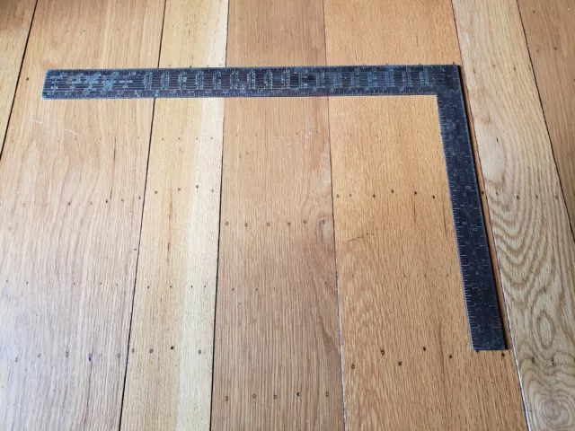 Vintage Stanley R100C Copper Square 24" x 16" Carpenter Roofers Framing USA RARE