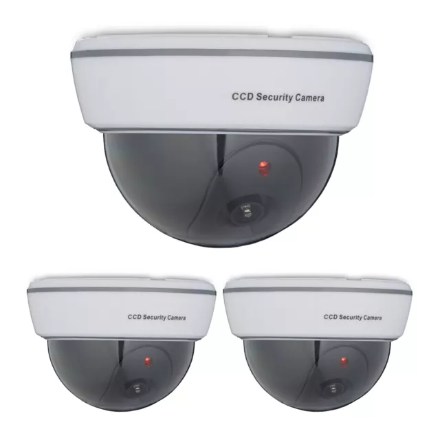 Dummy Überwachungskamera LED Fake Alarmanlage Attrappe Videoüberwachung  CCTV DHL