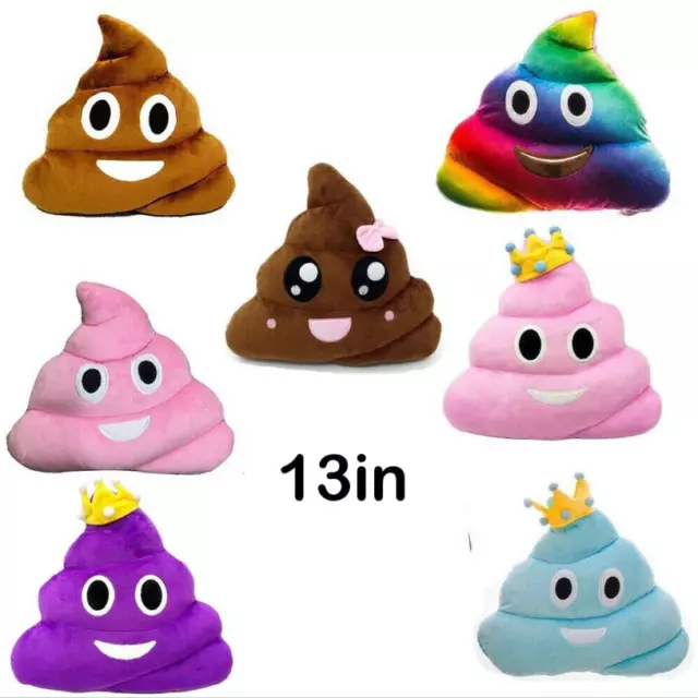 Poo Family Emojis Emoticon Pillow Stuffed Plush Toy Cushion Doll Kid Soft Toys