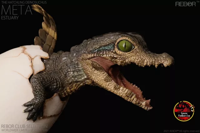 Rebor Club Selection Meta the Hatchling Deinosuchus Estuary - Limited Edition