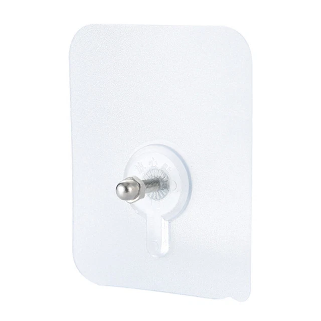 10PCS Seamless Self Adhesive Hanging Nail Screw Stickers Punch-free Wall Hook