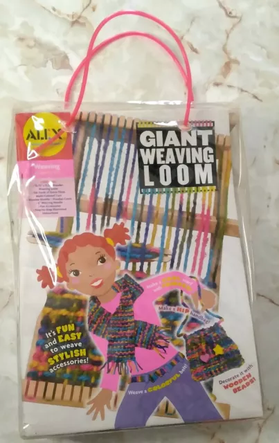 Alex Giant Weaving Loom Activity Kit Wooden Ages 7+ 2005 Complete