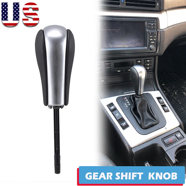 AUTOMATIC GEAR SHIFT Knob Shifter Stick Silver For BMW E46 E39 E36 E60