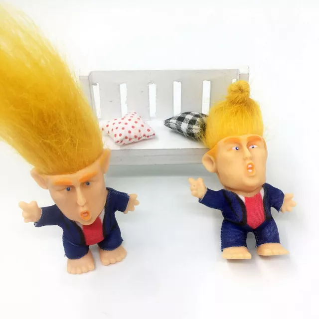 Troll Doll Funny President Donald Trump Troll Doll Figure Kids Toys Party Decor