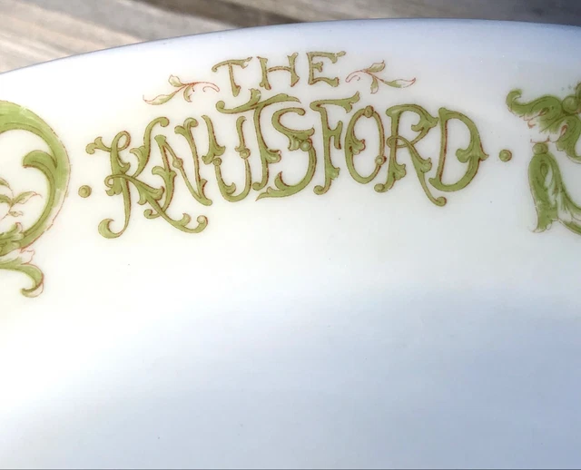 1907 The Knutsford Hotel Dish Salt Lake City Utah Bauscher Bros NY Germany 6"