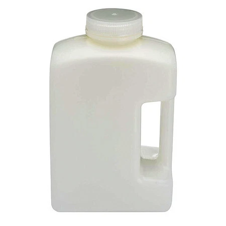 Globe Scientific 7102000 Bottle, Wide Mouth, Rectangular, Hdpe, 2000Ml
