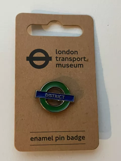 District Line - Enamel Pin Badge - London Underground - Tube - New