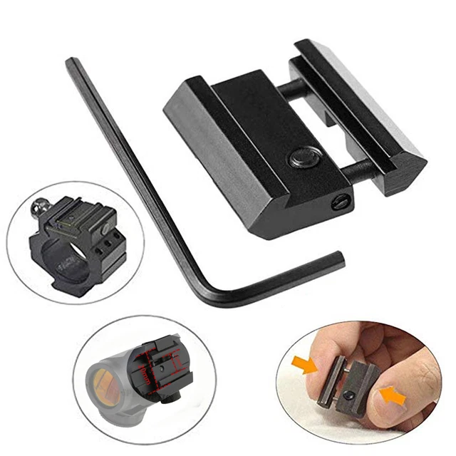 Rail Weaver Picatinny TRIROCK 21mm - 5 Slots Pour Flashlight Ou Scope